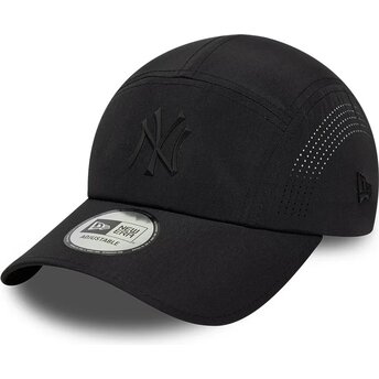 Gorra trucker negra con logo negro Runner Tech Midi de New York Yankees MLB de New Era