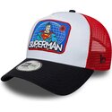 gorra-trucker-multicolor-para-nino-a-frame-patch-de-superman-dc-comics-de-new-era