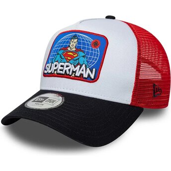 Gorra trucker multicolor para niño A Frame Patch de Superman DC Comics de New Era