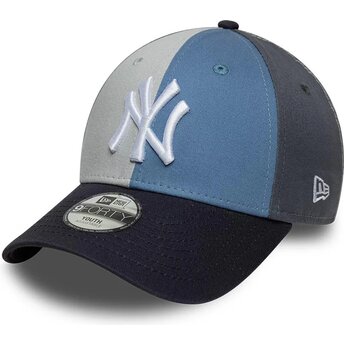 Gorra curva multicolor ajustable para niño 9FORTY Colourblock de New York Yankees MLB de New Era