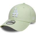 gorra-curva-verde-claro-ajustable-9forty-league-ess-9forty-league-essential-de-los-angeles-dodgers-mlb-de-new-era