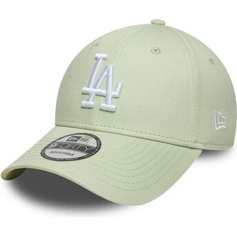 Gorra curva verde claro ajustable 9FORTY League Ess 9FORTY League Essential de Los Angeles Dodgers MLB de New Era