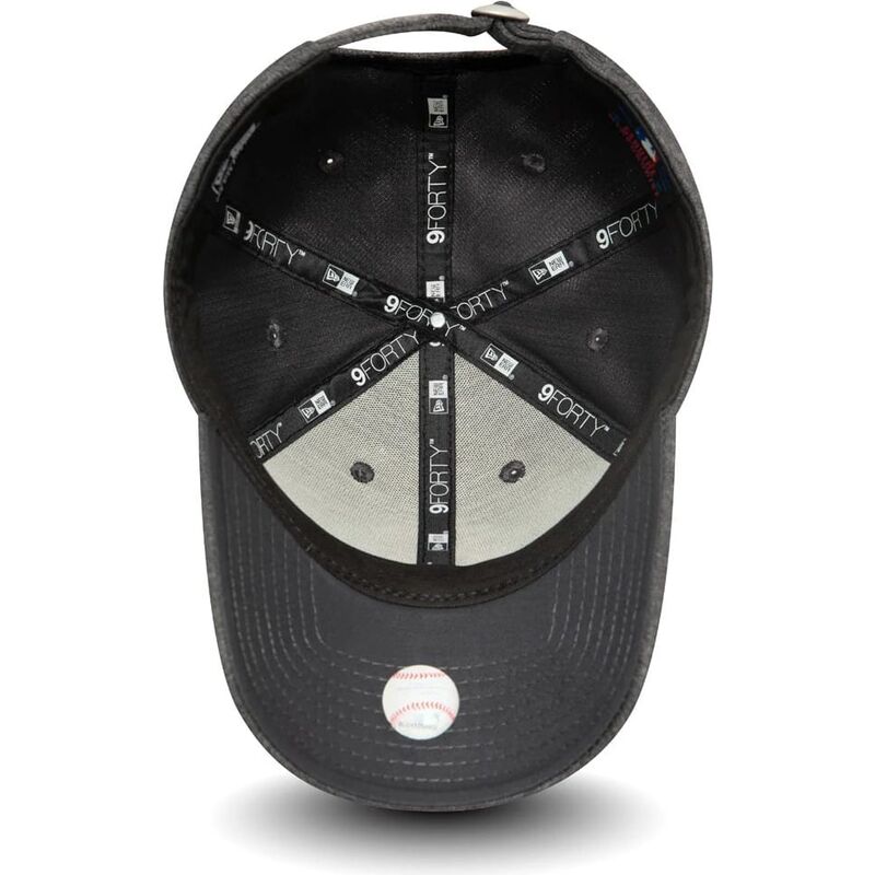 gorra-curva-gris-ajustable-con-logo-rosa-9forty-tech-jersey-de-new-york-yankees-mlb-de-new-era gorra-curva-gris-ajustable-con-logo-rosa-9forty-tech-jersey-de-new-york-yankees-mlb-de-new-era