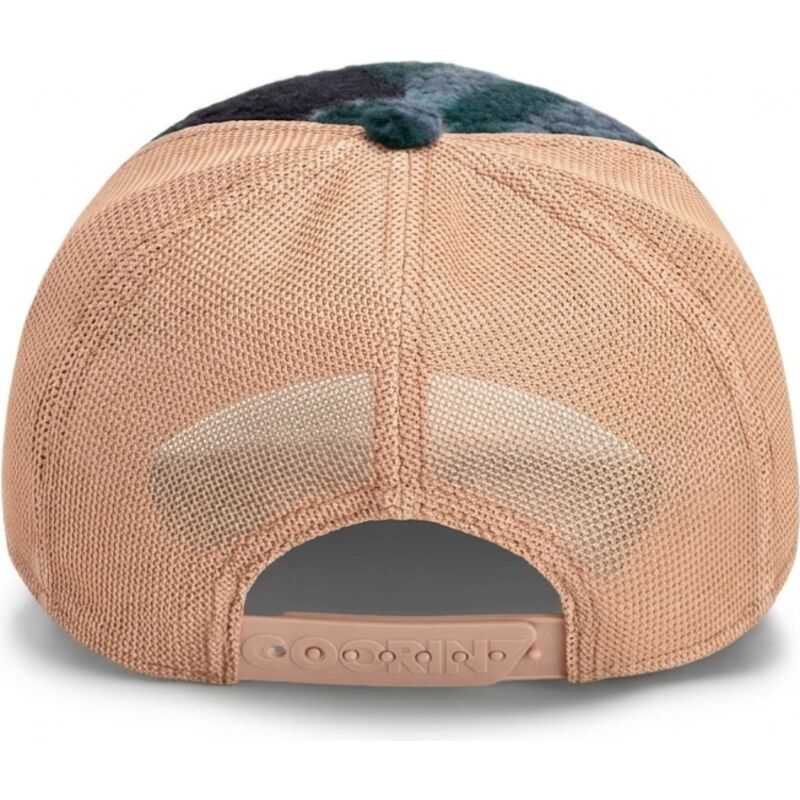 gorra-trucker-verde-y-beige-conejo-de-peluche-bunny-double-stuffed-the-farm-de-goorin-bros