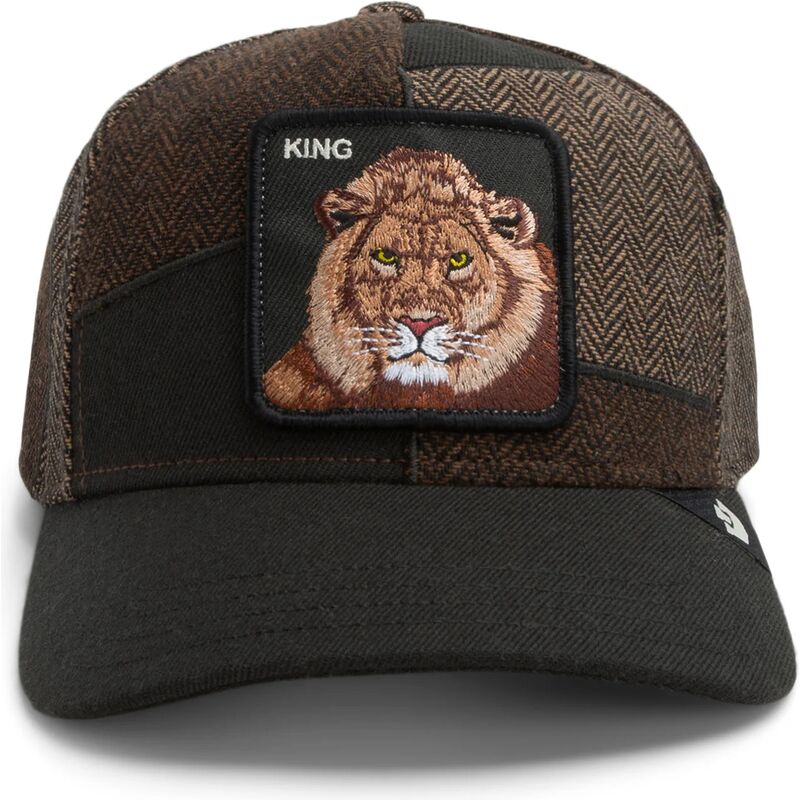 gorra-curva-marron-snapback-leon-sartorial-king-patchwork-the-farm-de-goorin-bros gorra-curva-marron-snapback-leon-sartorial-king-patchwork-the-farm-de-goorin-bros