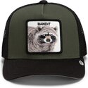 gorra-trucker-verde-y-negra-para-nino-mapache-bandit-original-recipe-the-farm-de-goorin-bros