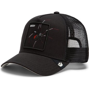 Gorra trucker negra araña Over the Line Spider Out Of Bounds Daddy The Farm de Goorin Bros.