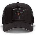 gorra-trucker-negra-arana-over-the-line-spider-out-of-bounds-daddy-the-farm-de-goorin-bros