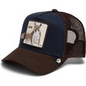 gorra-trucker-marron-y-azul-marino-ardilla-over-the-line-squirrel-out-of-bounds-nuts-the-farm-de-goorin-bros