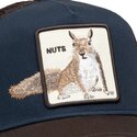 gorra-trucker-marron-y-azul-marino-ardilla-over-the-line-squirrel-out-of-bounds-nuts-the-farm-de-goorin-bros