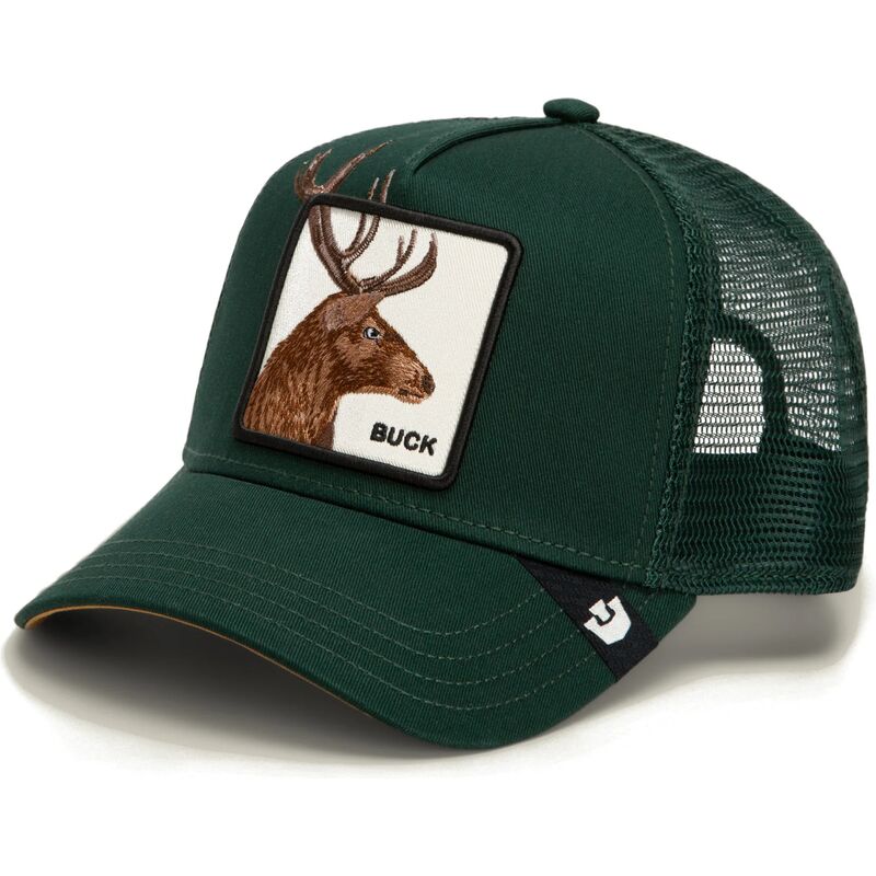 gorra-trucker-verde-ciervo-over-the-line-buck-out-of-bounds-the-farm-de-goorin-bros