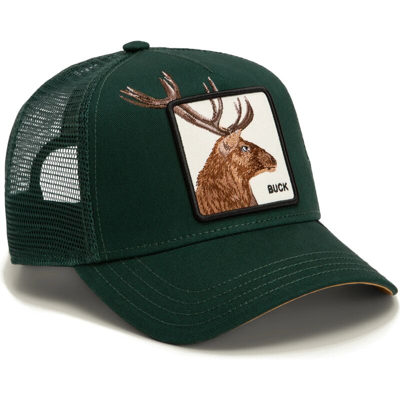 gorra-trucker-verde-ciervo-over-the-line-buck-out-of-bounds-the-farm-de-goorin-bros