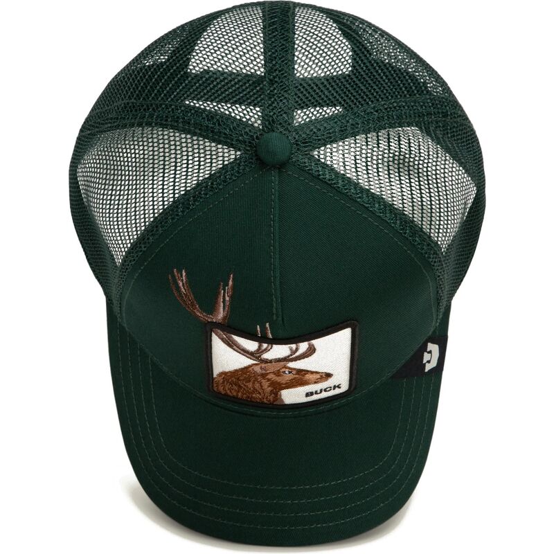 gorra-trucker-verde-ciervo-over-the-line-buck-out-of-bounds-the-farm-de-goorin-bros