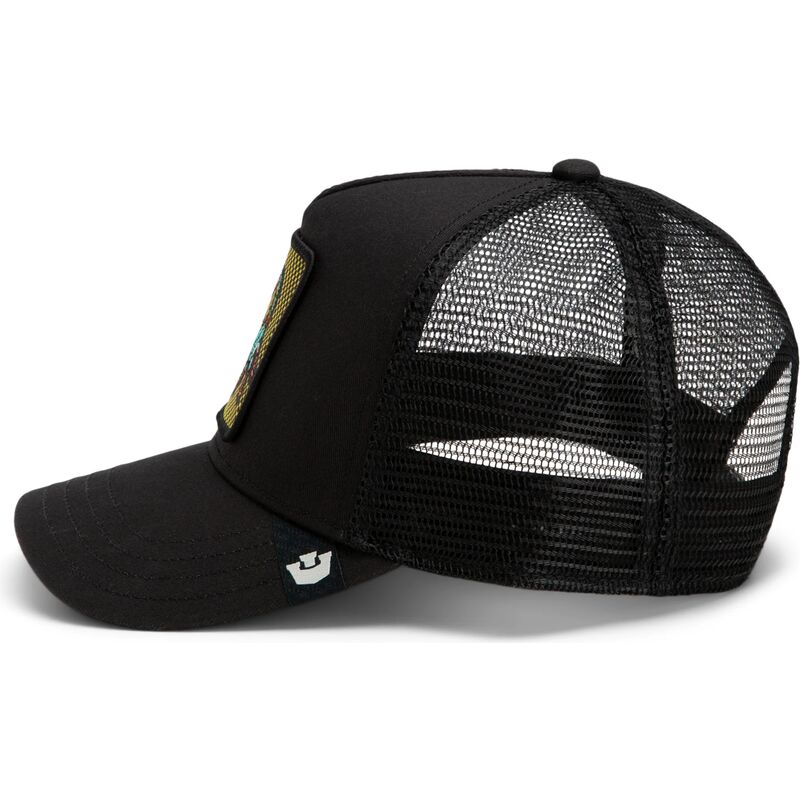 gorra-trucker-negra-escorpion-deadly-scorpion-pop-art-strikes-back-the-farm-de-goorin-bros