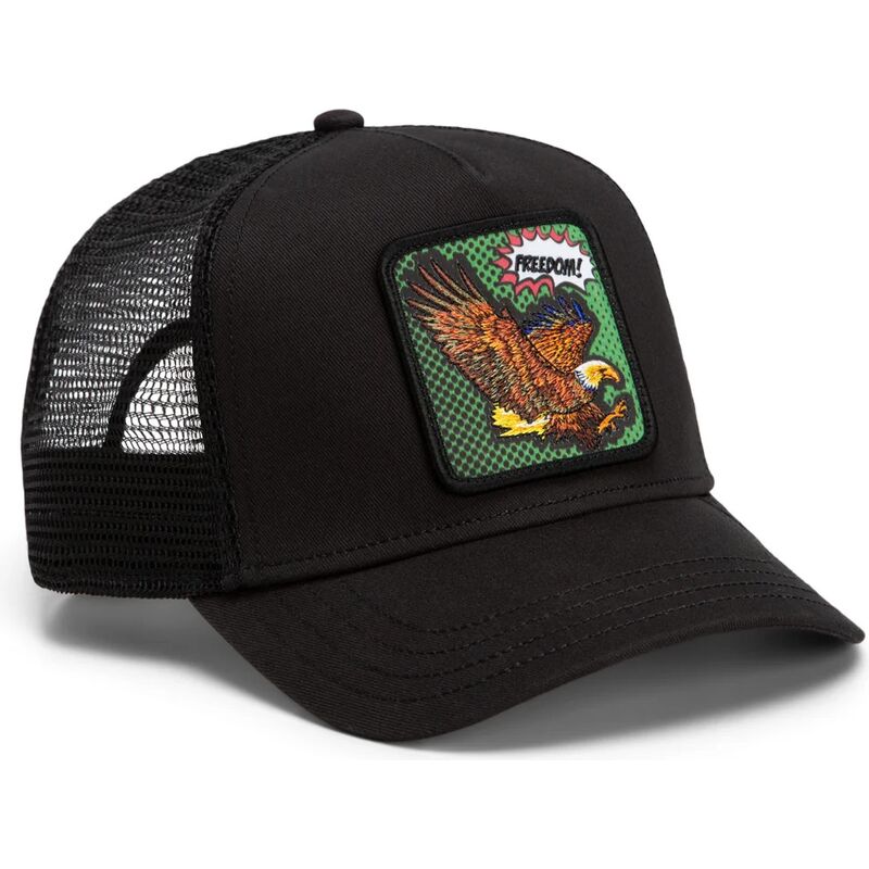 gorra-trucker-negra-aguila-freedom-eagle-pop-art-strikes-back-the-farm-de-goorin-bros gorra-trucker-negra-aguila-freedom-eagle-pop-art-strikes-back-the-farm-de-goorin-bros