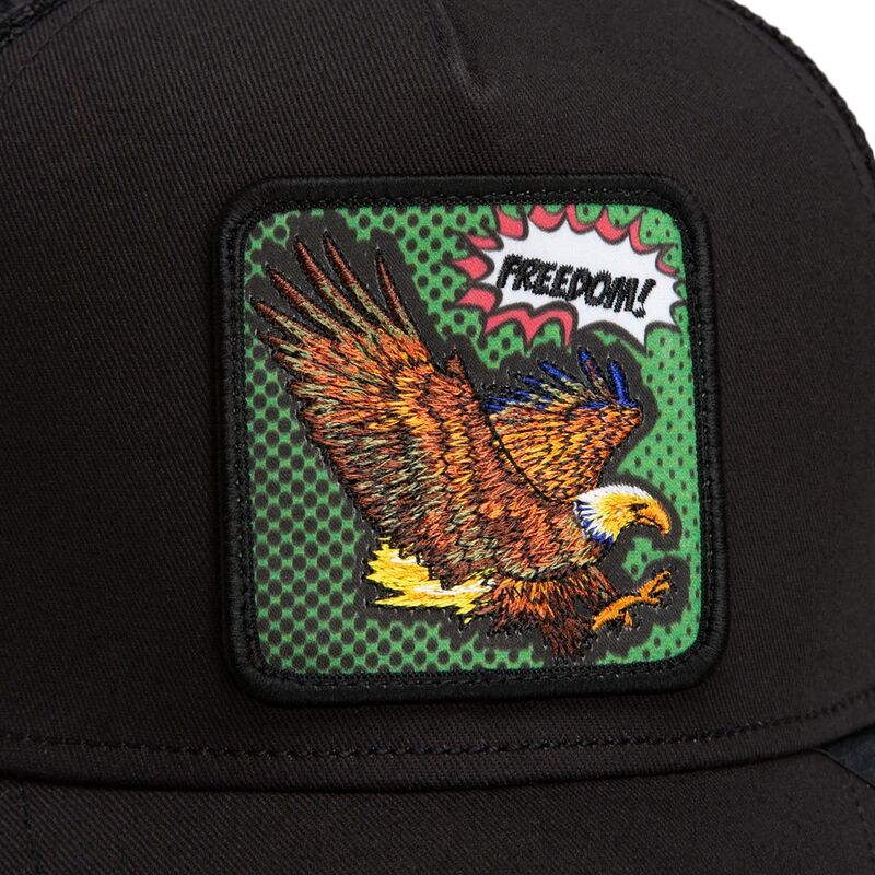 gorra-trucker-negra-aguila-freedom-eagle-pop-art-strikes-back-the-farm-de-goorin-bros gorra-trucker-negra-aguila-freedom-eagle-pop-art-strikes-back-the-farm-de-goorin-bros