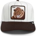 gorra-curva-gris-y-marron-snapback-leon-pinstripe-lion-king-playmakers-the-farm-de-goorin-bros
