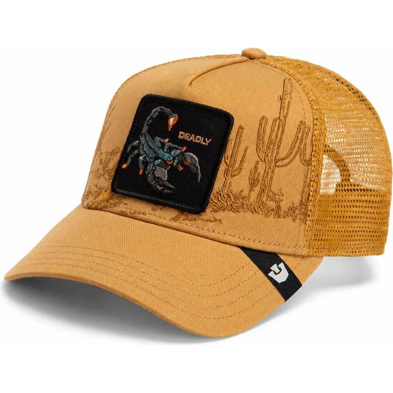 gorra-trucker-marron-escorpion-scorpion-badlands-deadly-the-farm-de-goorin-bros gorra-trucker-marron-escorpion-scorpion-badlands-deadly-the-farm-de-goorin-bros