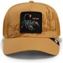 gorra-trucker-marron-escorpion-scorpion-badlands-deadly-the-farm-de-goorin-bros