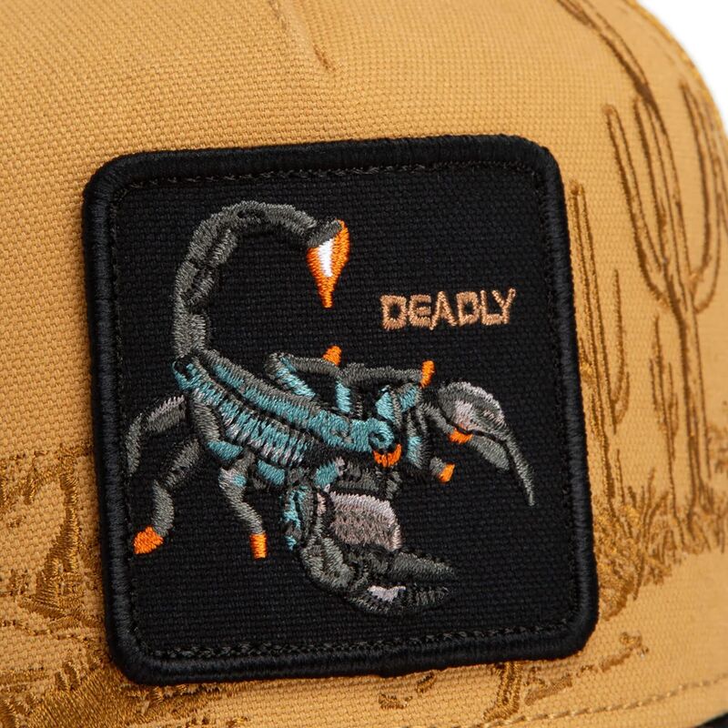 gorra-trucker-marron-escorpion-scorpion-badlands-deadly-the-farm-de-goorin-bros gorra-trucker-marron-escorpion-scorpion-badlands-deadly-the-farm-de-goorin-bros