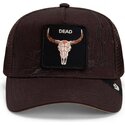 gorra-trucker-marron-buey-skull-badlands-dead-the-farm-de-goorin-bros
