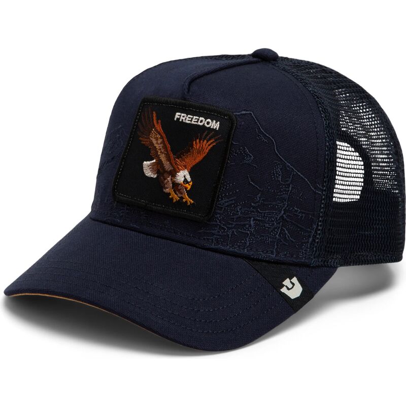 gorra-trucker-azul-marino-aguila-eagle-badlands-freedom-the-farm-de-goorin-bros gorra-trucker-azul-marino-aguila-eagle-badlands-freedom-the-farm-de-goorin-bros