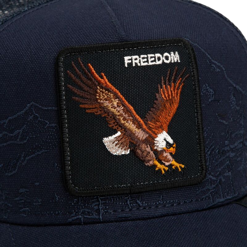 gorra-trucker-azul-marino-aguila-eagle-badlands-freedom-the-farm-de-goorin-bros gorra-trucker-azul-marino-aguila-eagle-badlands-freedom-the-farm-de-goorin-bros