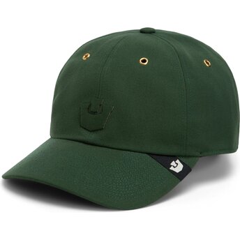 Gorra curva verde ajustable Wordmark Castle Marquee Papa The Farm de Goorin Bros.