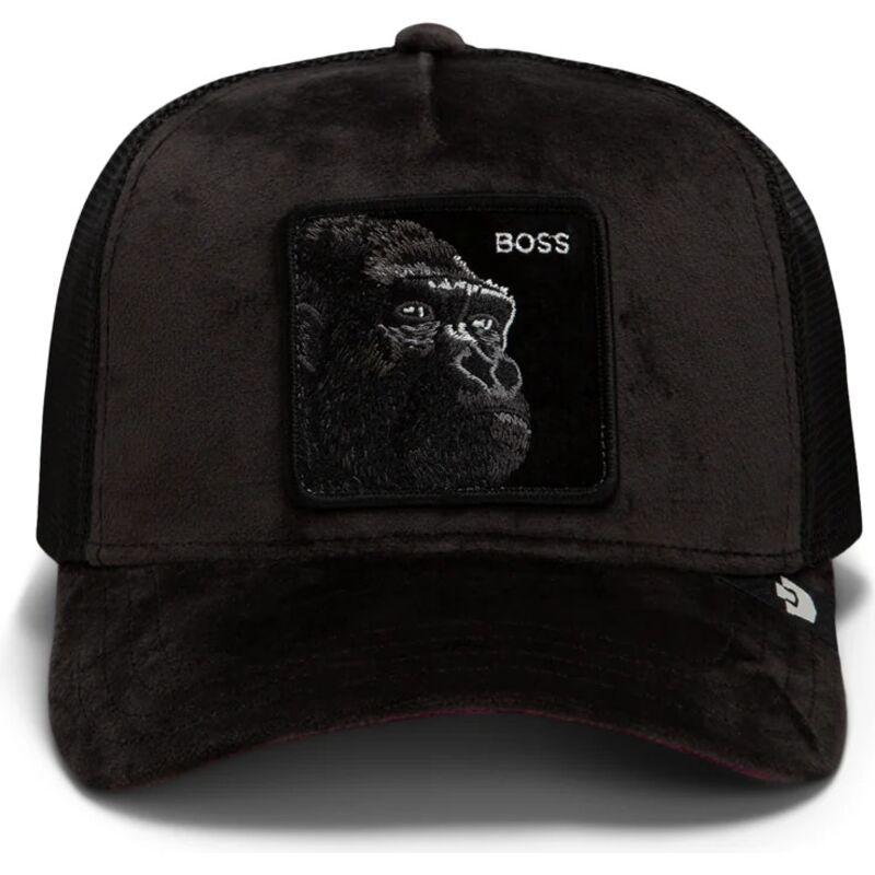 gorra-trucker-negra-gorila-velour-boss-the-farm-de-goorin-bros