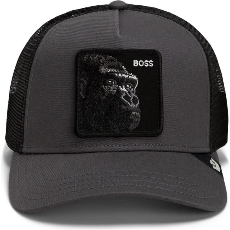 gorra-trucker-gris-y-negra-gorila-the-boss-original-recipe-the-farm-de-goorin-bros gorra-trucker-gris-y-negra-gorila-the-boss-original-recipe-the-farm-de-goorin-bros