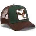 gorra-trucker-verde-y-marron-aguila-represent-eagle-original-recipe-the-farm-de-goorin-bros