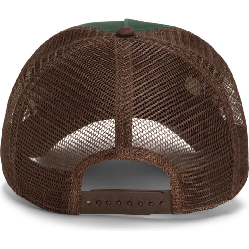 gorra-trucker-verde-y-marron-aguila-represent-eagle-original-recipe-the-farm-de-goorin-bros