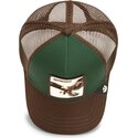 gorra-trucker-verde-y-marron-aguila-represent-eagle-original-recipe-the-farm-de-goorin-bros