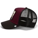 gorra-trucker-granate-y-negra-pantera-strength-panther-original-recipe-the-farm-de-goorin-bros
