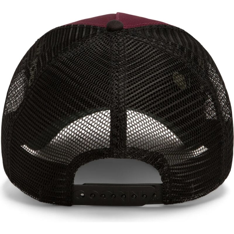 gorra-trucker-granate-y-negra-pantera-strength-panther-original-recipe-the-farm-de-goorin-bros