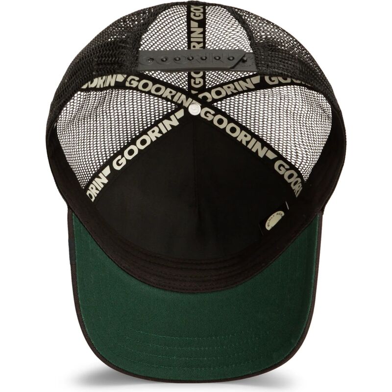 gorra-trucker-granate-y-negra-pantera-strength-panther-original-recipe-the-farm-de-goorin-bros