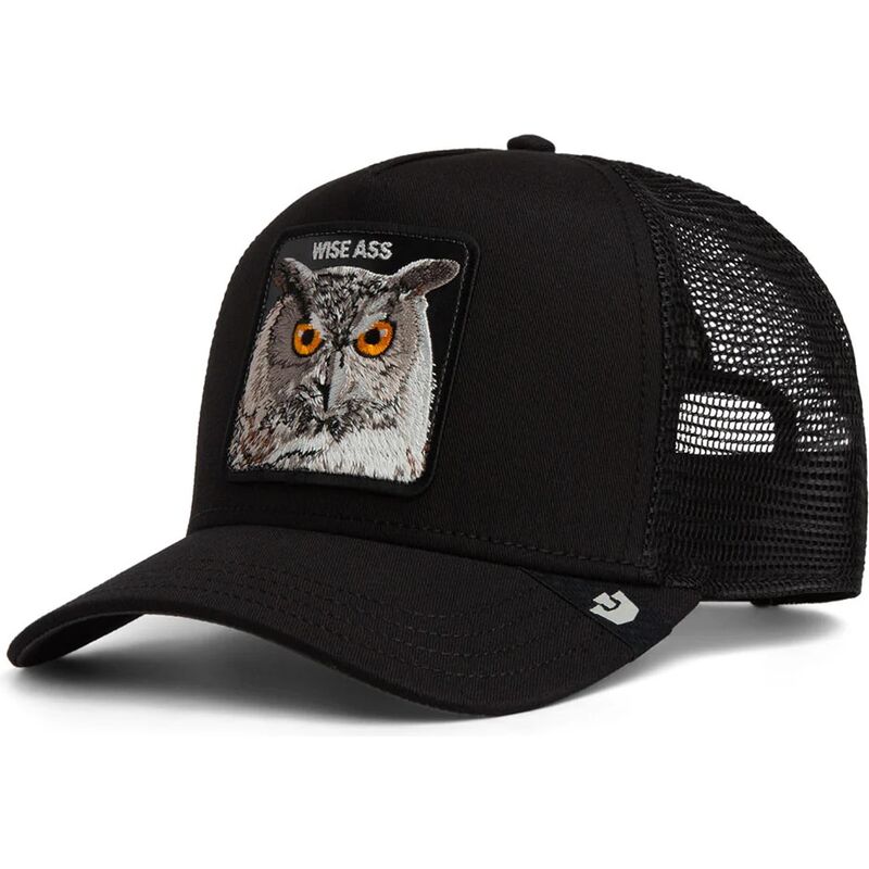 gorra-trucker-negra-buho-wise-ass-original-recipe-the-farm-de-goorin-bros gorra-trucker-negra-buho-wise-ass-original-recipe-the-farm-de-goorin-bros