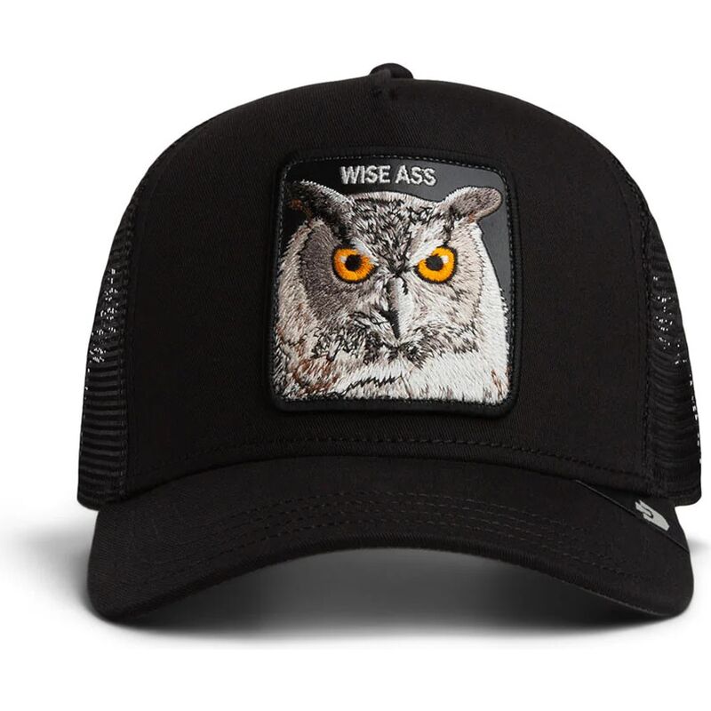 gorra-trucker-negra-buho-wise-ass-original-recipe-the-farm-de-goorin-bros gorra-trucker-negra-buho-wise-ass-original-recipe-the-farm-de-goorin-bros