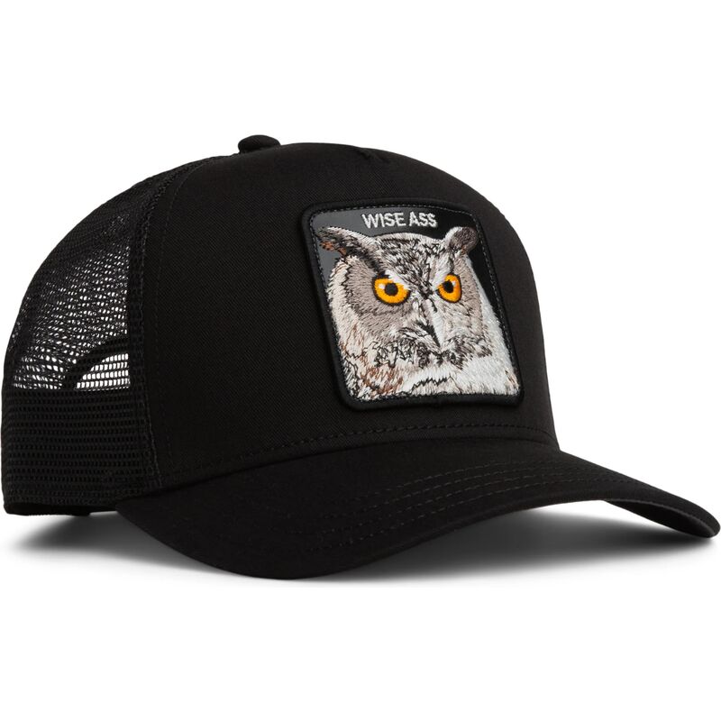 gorra-trucker-negra-buho-wise-ass-original-recipe-the-farm-de-goorin-bros gorra-trucker-negra-buho-wise-ass-original-recipe-the-farm-de-goorin-bros