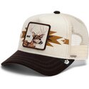 gorra-trucker-crema-y-marron-ciervo-canyon-bae-trailblazer-the-farm-de-goorin-bros