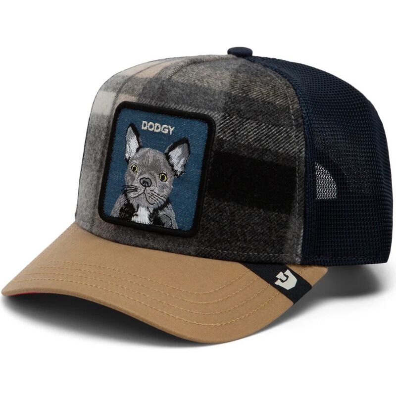 gorra-trucker-multicolor-bulldog-frances-brit-frenchie-check-mate-dodgy-the-farm-de-goorin-bros