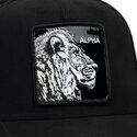 gorra-trucker-negra-leon-black-out-lion-blackened-metallic-alpha-the-farm-de-goorin-bros