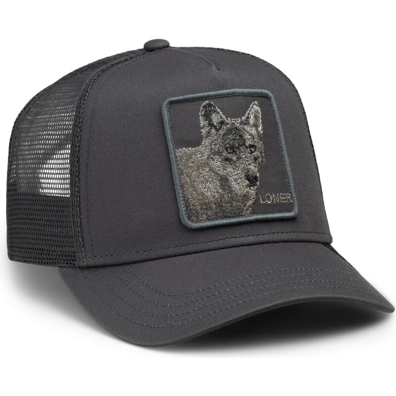gorra-trucker-gris-lobo-circle-of-life-loner-tone-shift-the-farm-de-goorin-bros
