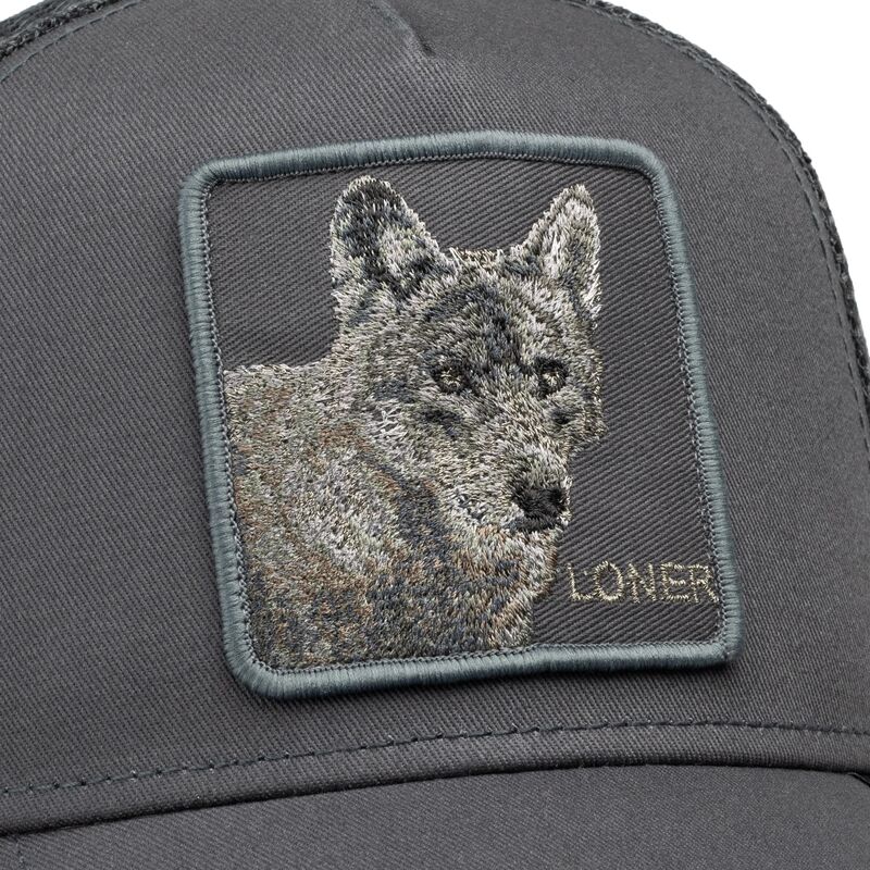 gorra-trucker-gris-lobo-circle-of-life-loner-tone-shift-the-farm-de-goorin-bros