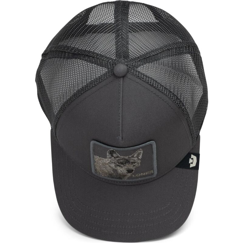 gorra-trucker-gris-lobo-circle-of-life-loner-tone-shift-the-farm-de-goorin-bros