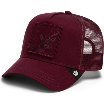 Gorra trucker granate ciervo Tonal Bae Full Intent The Farm de Goorin Bros.
