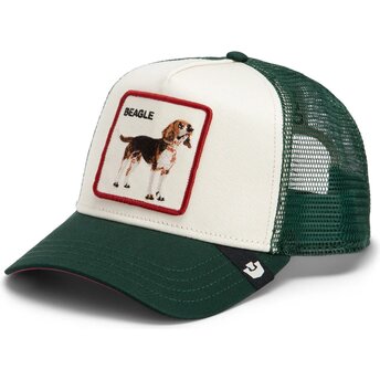 Gorra trucker verde perro Shadow Beagle Off The Leash The Farm de Goorin Bros.