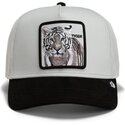 gorra-trucker-gris-y-negra-tigre-suede-tiger-microsuede-the-farm-de-goorin-bros