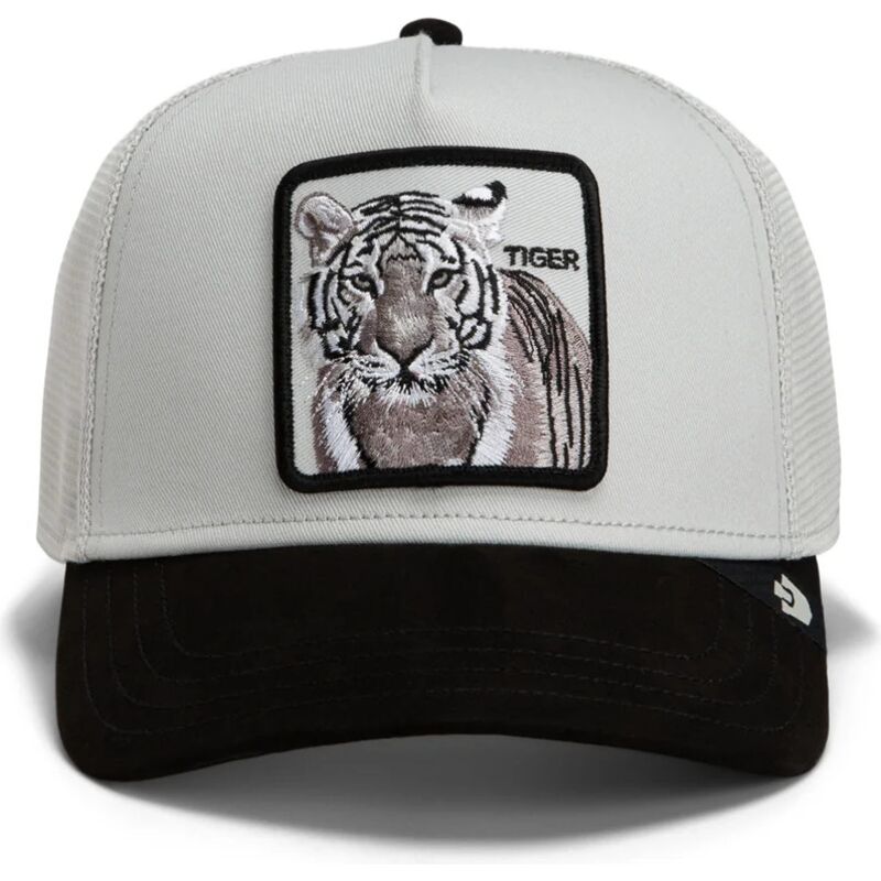 gorra-trucker-gris-y-negra-tigre-suede-tiger-microsuede-the-farm-de-goorin-bros