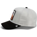 gorra-trucker-gris-y-negra-cabra-suede-greatest-goat-microsuede-the-farm-de-goorin-bros